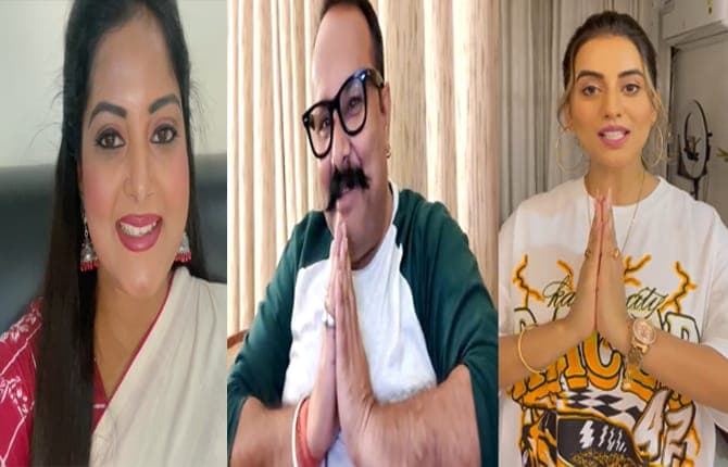 मुखिया जी के लिए मांगने पहुंची वोट, उमड़ी भीड़