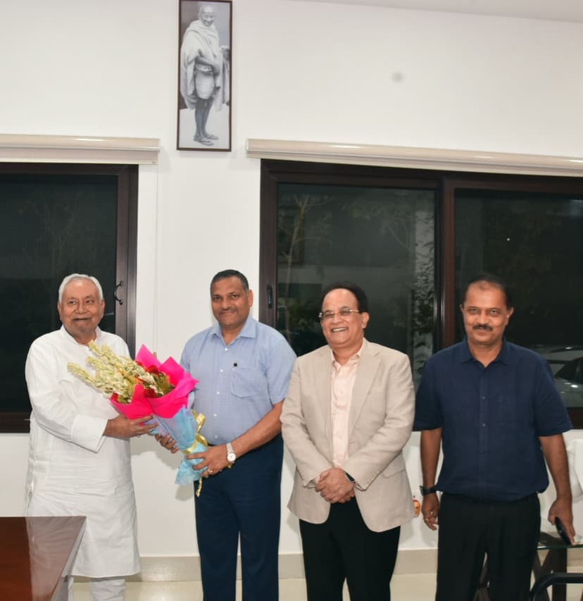 IAS अमृत लाल मीणा बने बिहार के मुख्य सचिव, सीएम नीतीश से की मुलाकात