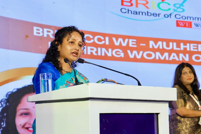 विधायक कल्पना सोरेन को 'BRICS CCI WE एनुअल वुमेन समिट 2026' में ट्रेलब्लेज़र अवार्ड से किया गया सम्मानित
